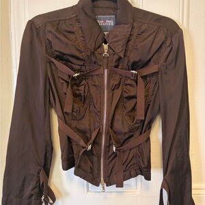 Jean Paul Gaultier RARE Women's Dark Brown Utility Jacket